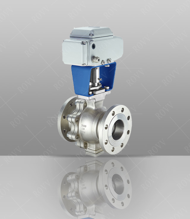 O-type shut-off valve (electric)