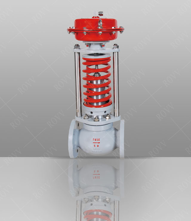 Self operated pressure regulating valve