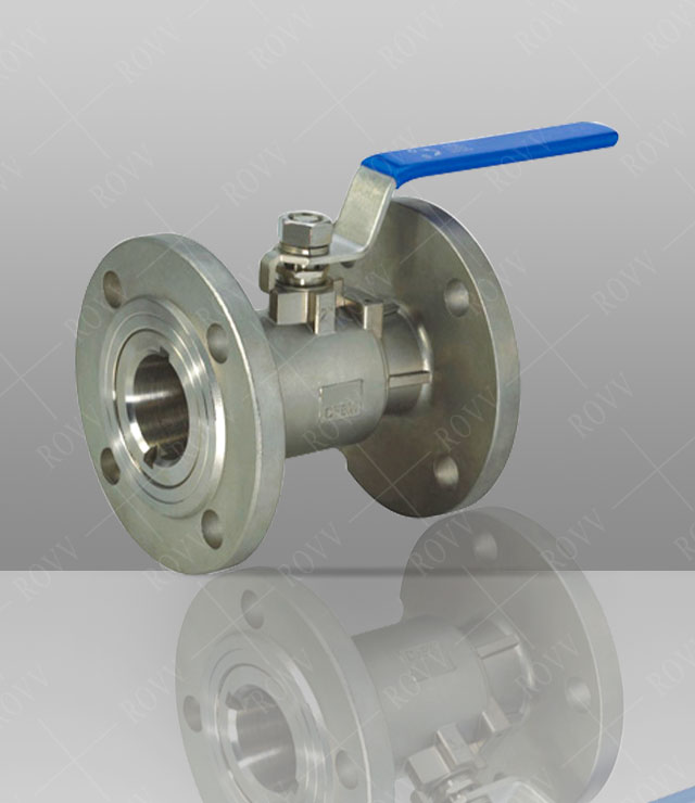 One-piece ball valve