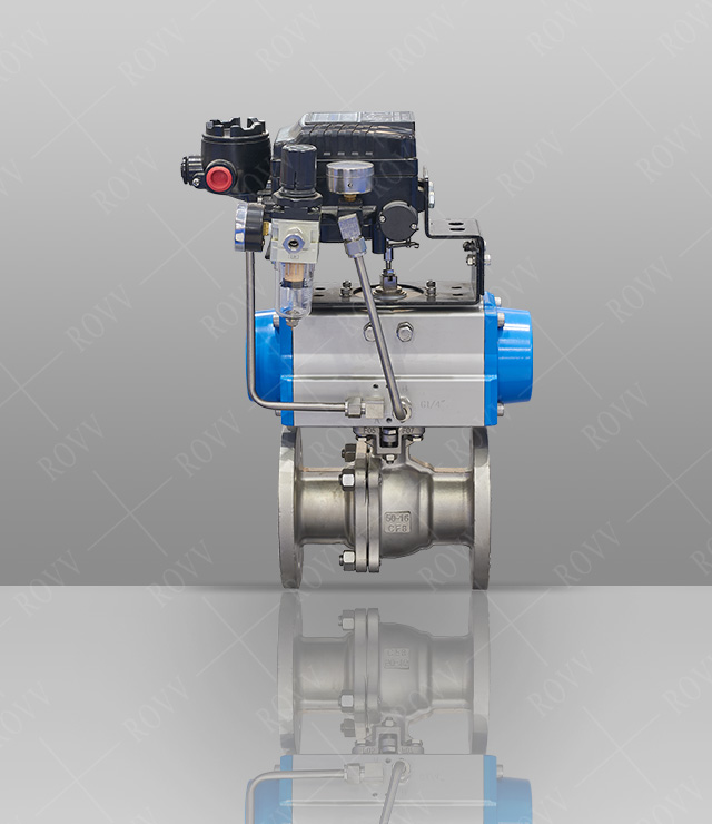 CNS Pneumatic floating ball valve