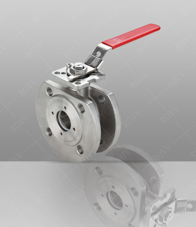 Wafer type ball valve