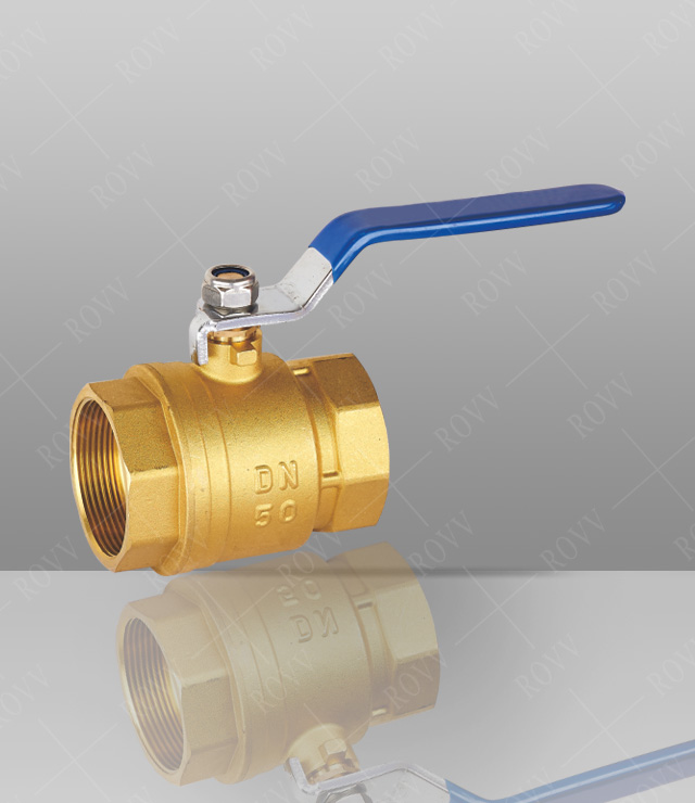 Brass threaded ball valve